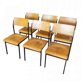 6 chaises écoliers vintage, chaises industrielles vintage, chaises industrielles, chaises écoliers vintage, chaise écolier, chaise industrielle, chaise vintage, chaises vintage, chaise pas chere, chaises pas cheres vintage