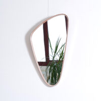 miroir asymetrique vintage, miroir vintage, miroir retroviseur vintage