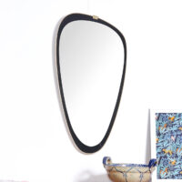 miroir vintage, miroir dore vintage, miroir rouge vintage, miroir asymetrique vintage, miroir retroviseur vintage