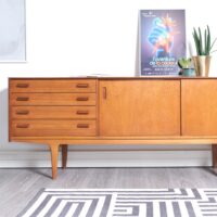 Enfilade gplan, Enfilade vintage, enfilade scandinave vintage, enfilade scandinave, enfilade teck vintage, enfilade teck, grande enfilade vintage, enfilade teck clair, mobilier vintage paris, mobilier vintage