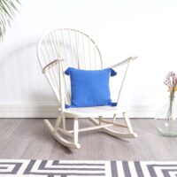 rocking chair vintage, rocking chair ercol, rocking chair, rocking chair blanc, vintage, mobilier vintage, room 30, ercol