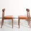 chaises vintage, chaises en teck, chaises en teck vintage, chaises scandinaves, chaises scandinaves en teck, 4 chaises vintage, 4 chaises scandinaves