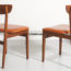 chaises vintage, chaises en teck, chaises en teck vintage, chaises scandinaves, chaises scandinaves en teck, 4 chaises vintage, 4 chaises scandinaves