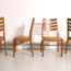 4 chaises vintage, 4 chaises barreaux vintage, 4 chaises teck vintage, 4 chaises anglaises vintage, 4 chaises Nathan, 4 chaises scandinaves