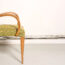 fauteuil bridge, fauteuil bridge vintage, fauteuil jaune, fauteuil bridge jaune, fauteuil vintage, fauteuil accoudoirs courbés, fauteuil ancien jaune