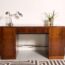 bureau art déco, bureau art déco ancien, bureau vintage, bureau milieu de pièce, bureau en noyer, bureau art deco, bureau milieu de pièce