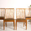 chaises vintage, 4 chaises vintage, chaises à barreaux vintage, chaises scandinaves, chaises MCintosh, chaises anglaises, 4 chaises anglaises, 4 chaises scandinaves, 4 chaises velours