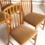 chaises vintage, 4 chaises vintage, chaises à barreaux vintage, chaises scandinaves, chaises MCintosh, chaises anglaises, 4 chaises anglaises, 4 chaises scandinaves, 4 chaises velours