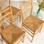 4 chaises à barreaux, 4 chaises vintage, 4 chaises brutalistes, 4 chaises bois, chaises italiennes, chaises otto gerdau, chaises Rooksmoor mills